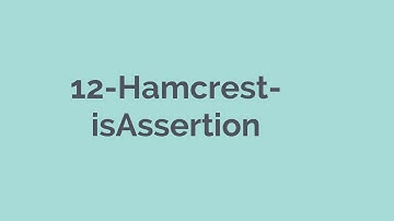 12 Hamcrest isAssertion. Rest Assured, API Automation, API Automation Playlist