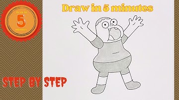 How to draw clarence from Cartoon Network