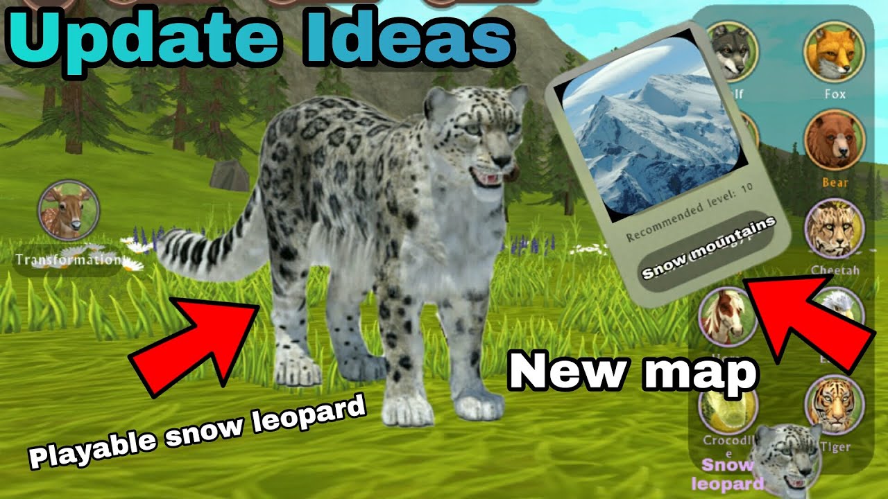 WildCraft New map, playable animal and more! (UPDATE IDEAS) YouTube
