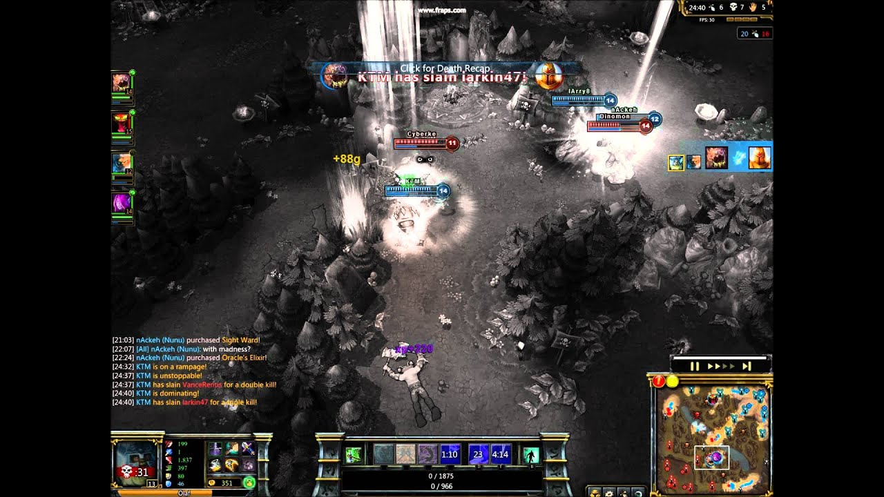 League of Legends Kogmaw pentakill