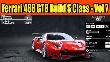 Ferrari 488 GTB Build S Class Car in NFS Unbound Vol 7