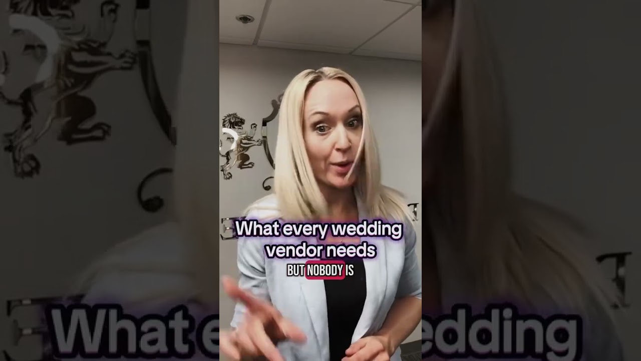 What every wedding vendor needs but nobody is talking about! 