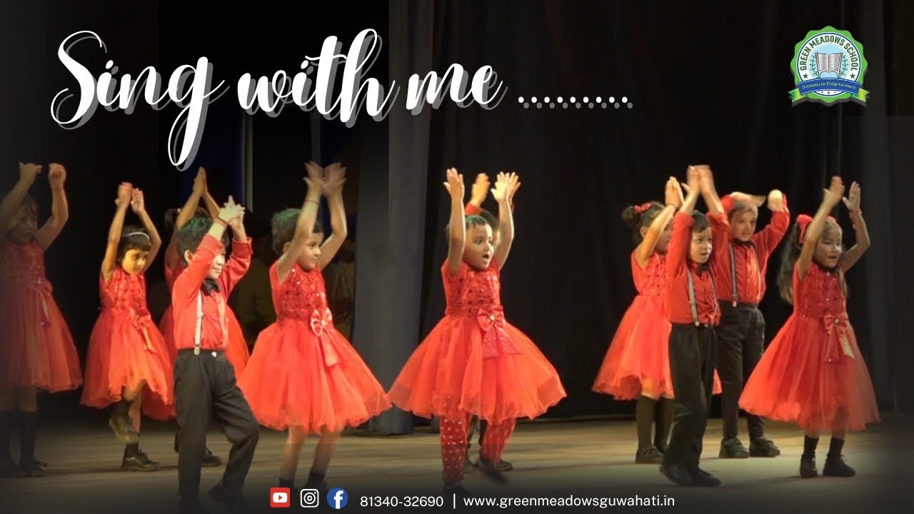 Sing With Me – Adorable Kids Stage Performance | Green Meadows School