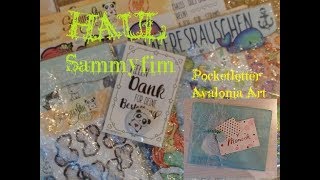 Haul und Pocketletter tausch mit Avalonia Art