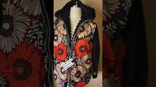 reversible winter jacket with detachable hood #larasavagecreations #client #winter #christmas