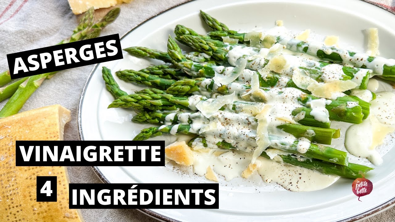 ASPERGES VINAIGRETTE 4 INGRÉDIENTS 🥗 asperges simple et rapide