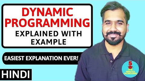 Dynamic Programming Explained With Example in Hindi l Design And Analysis Of Algorithm Course