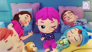 Ten In The Bed family Edition  Little Angel Kids  U0026 Nursery Rhymes  Happy Kids Channel