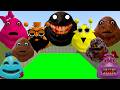 🌀SPARTAN KICKING POU BOU FAMILY FROM BOU'SREVENGE Of POU and SPRUNKI POU inTOXIC HOLE Garry's Mod!!!