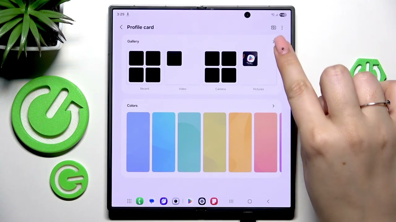 SAMSUNG Galaxy Z Fold 7 – How to Add Contact Photo