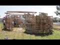 Sukkot at the Ranch 2013 - the building of 3 Sukkahs - with time lapse