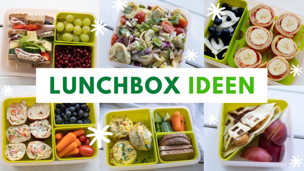 Back to School/ Uni: 6 mega leckere Rezepte für die Brotdose | Lunchbox -Ideen fürs Frühstück/Snacks