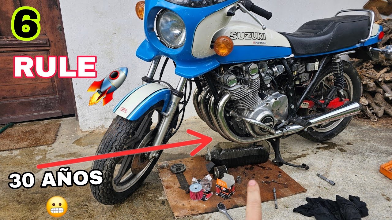 ACEITE con 30 AÑOS, ACOPLAR PINZA FRENO Y RULE !!! Cap. 6