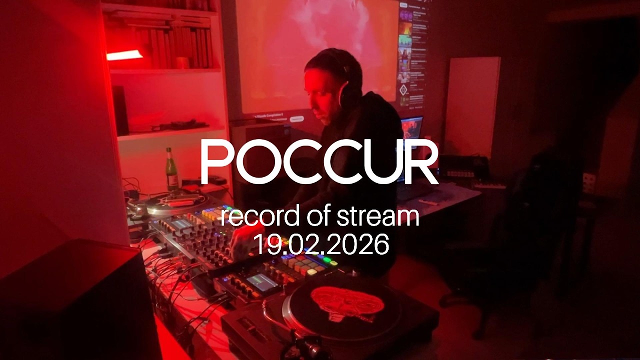 POCCUR / Techno Dj-set / Stream rec (19.02.2026)
