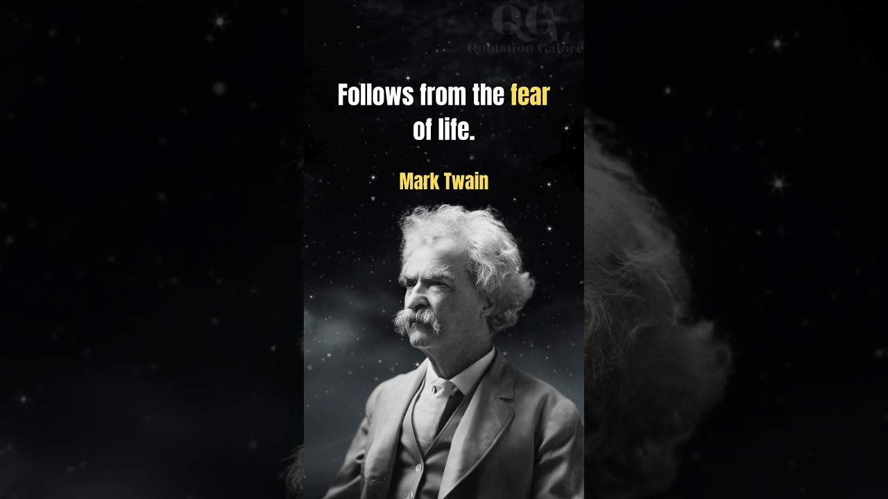 The fear of death  | by Mark Twain 