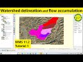 Tutorial1(WMS 11.1) Watershed Delineation and Determination of flow accumulation