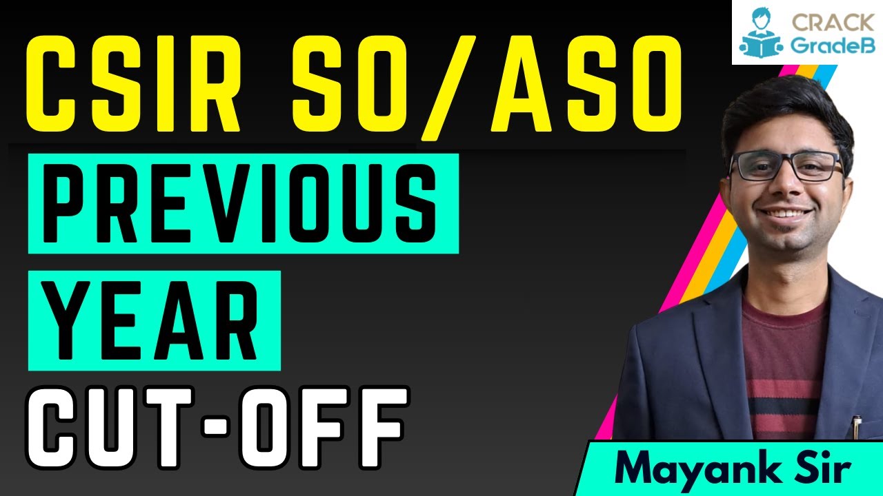 CSIR Section Officer & Assistant Section Officer Recruitment Previous