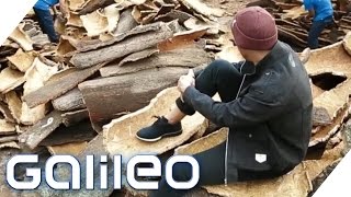 Ein Baumstamm als Kleidung? Diese Jacke besteht aus Kork | Galileo | ProSieben