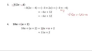3 Brackets in Algebraic expressions