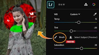 New Lightroom Face Smooth + Background Change Full Tutorial | Butterfly Glowing Effect Photo Editing screenshot 5