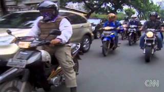 Beating Jakarta's road gridlock.