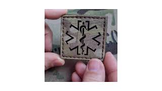 Medic Star of Life EMS Laser Cut Patch