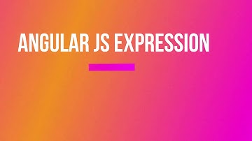 Expression in Angular JS