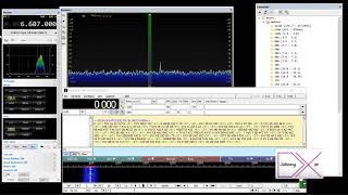 2019-10-04 IDF Navy (Israel) Numbers Station 4XZ on 6607 CW