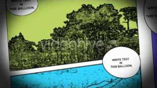 Comic book After Effects template