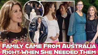 Emotional Royal Reunion - Family From Australia Stands by Queen Mary