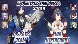 Dr. Ratio Team & Yunli Hypercarry Apocalyptic Shadow Stage 4 (3 Stars) | Honkai Star Rail