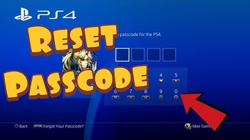 How To Reset PS4 /PS4 Pro Passcode!