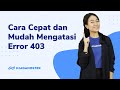 Cara Mengatasi 403 Forbidden Pada Website WordPress