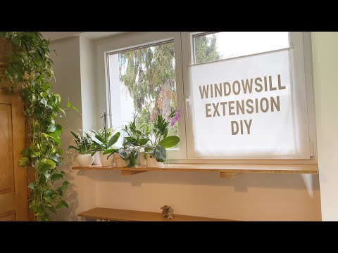 Video: Stand for flowers on the windowsill. Do it yourself
