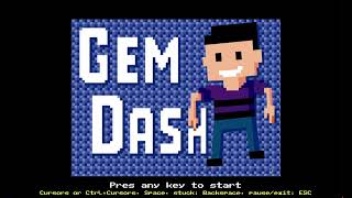 GemDash, 8-bit style game, the first thing I did in Python with Pygame