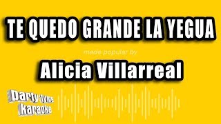 Video thumbnail of "Alicia Villarreal - Te Quedo Grande La Yegua (Versión Karaoke)"