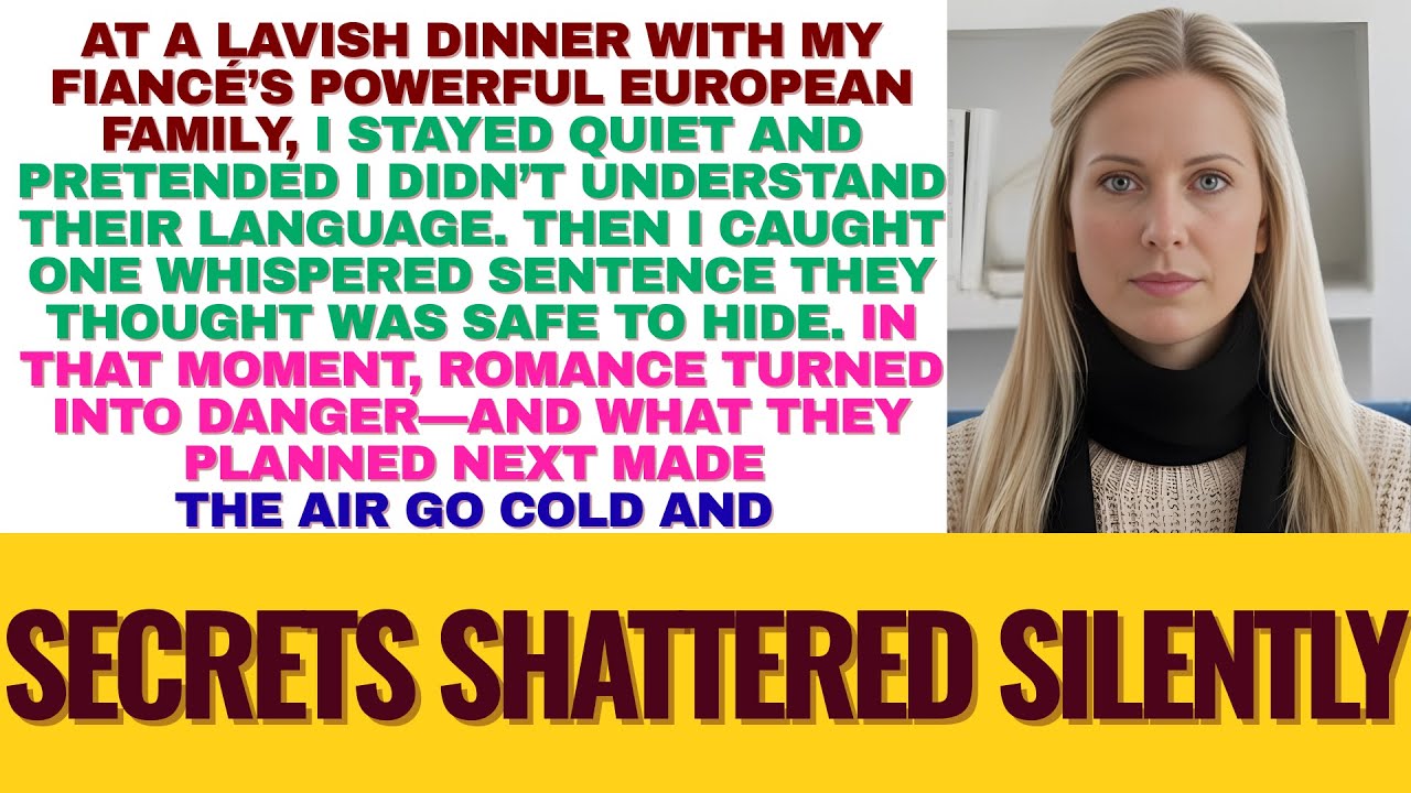I Pretended Not to Understand French at Dinner—One Whisper Exposed Their Trap and Ended Them