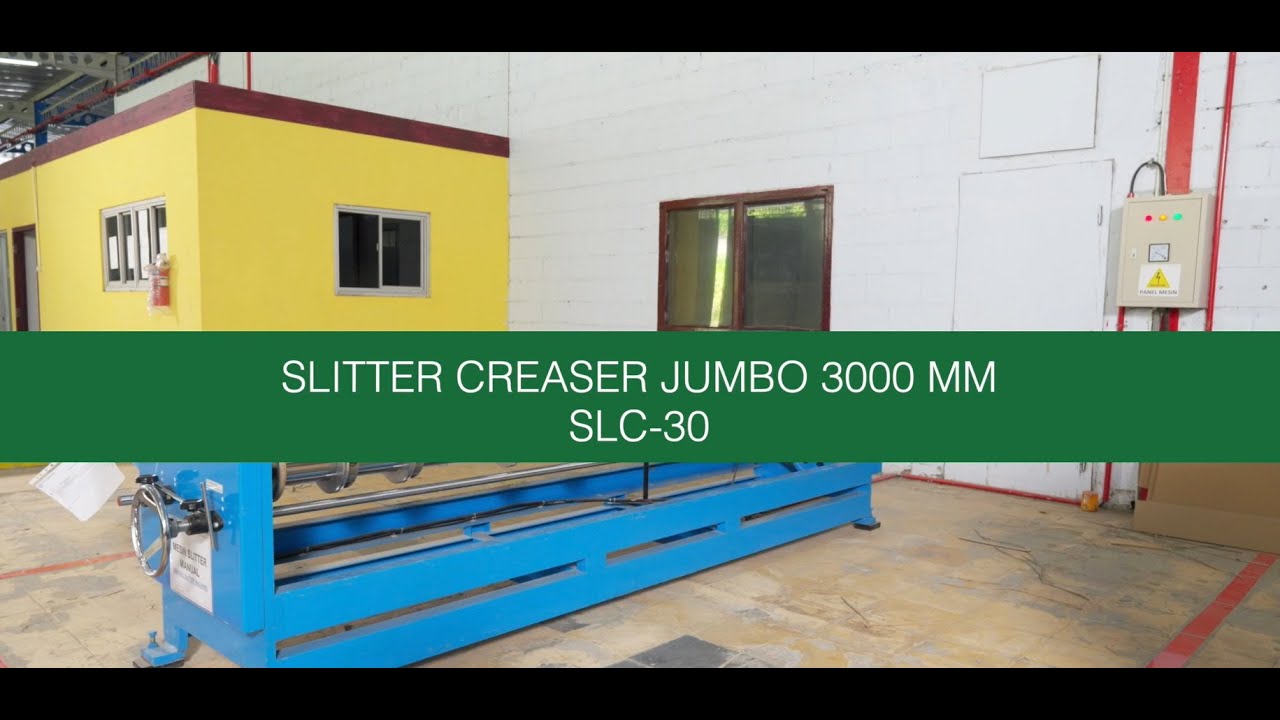 SLITTER CREASER JUMBO MACHINE 3000MM SLC-30