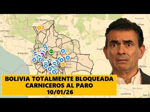 MASIFICACIÓN DE LOS BLOQUEOS EN BOLIVIA - PARO NACIONAL DE LA COB 10/01 ...