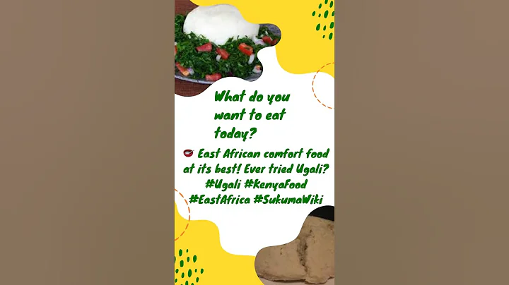 Ugali & Sukuma wiki - Eat NOW! #EastAfricanFood #Ugali #SukumaWiki #KenyanFood #TanzanianFood #food