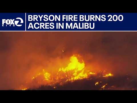 Bryson Fire in Malibu burns more than 100 acres | KTVU