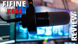 FIFINE K688 XLR /USB Microphone!? - Unboxing and Sound Test Review