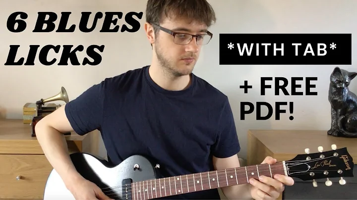 6 Easy Blues Licks in E *WITH TAB*