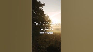 ماهر المعيقلي - سورة آل عمران ( برواية حفص عن عاصم ) الأية 85