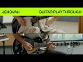 Jehovah  official electric guitar playthrough  elevation worship