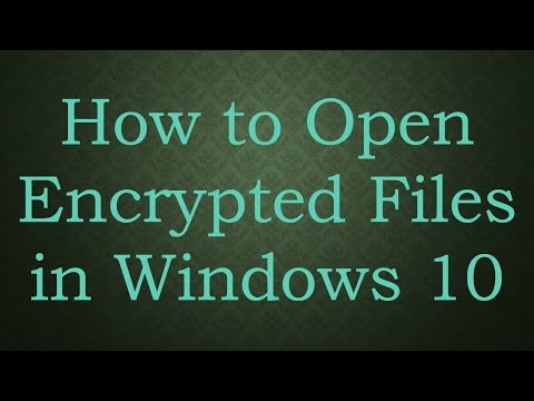 How to Open