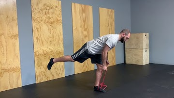 Single Leg RDL w/ Banded Row