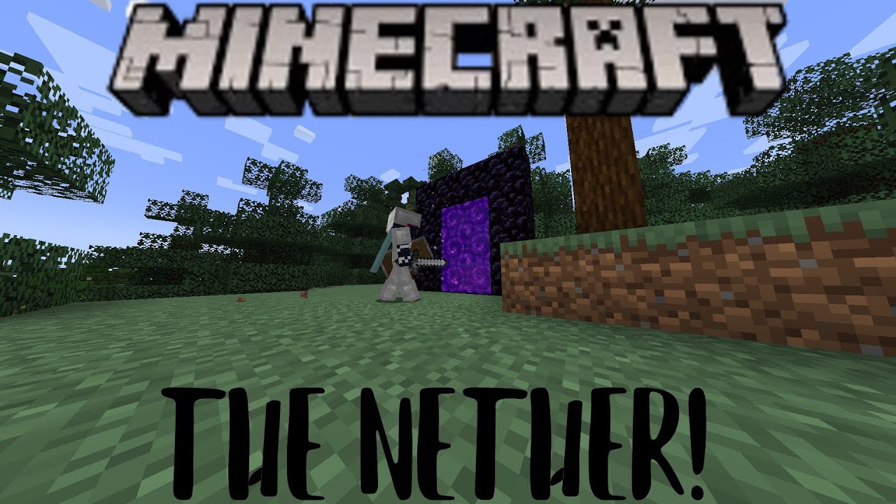 I Went To The Nether In My Minecraft Hardcore World - YouTube