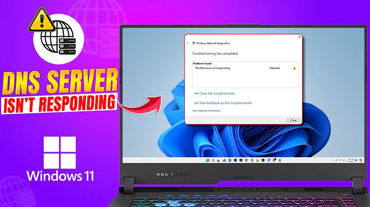 How to Fix DNS Server Not Responding on Windows 10/11 | Quick DNS Troubleshooting