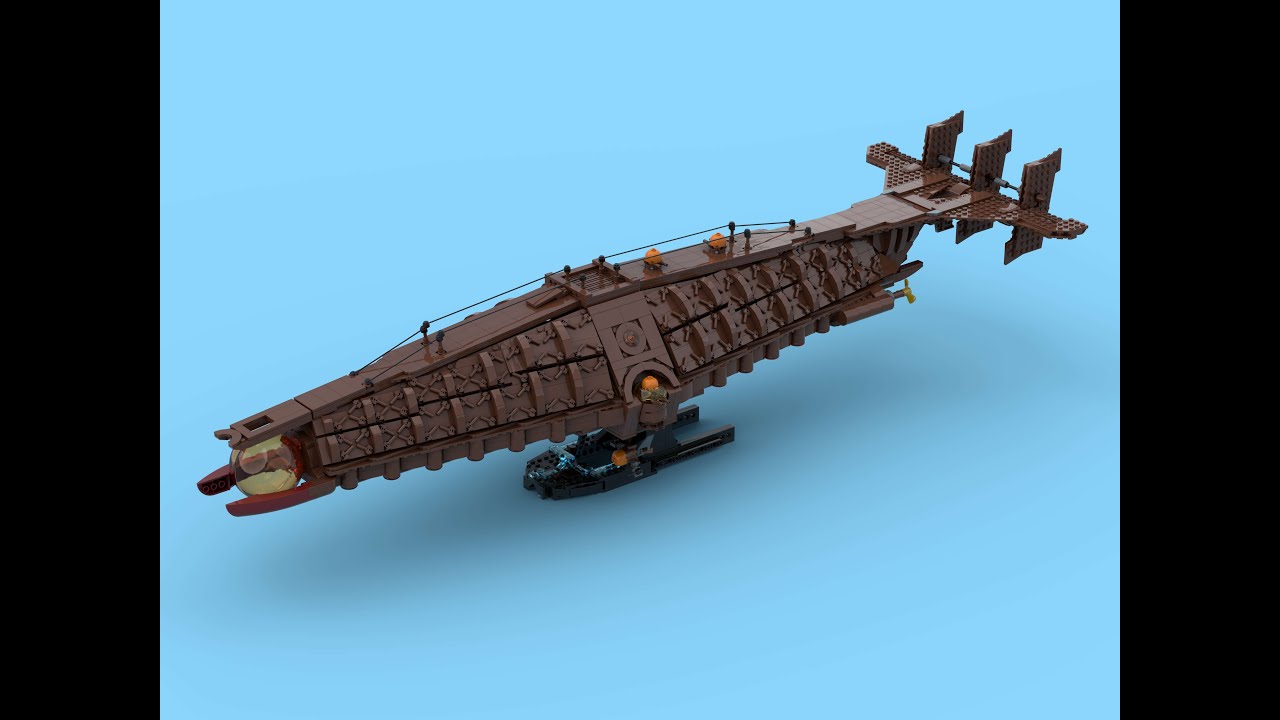 LEGO Ulysses Submarine MOC from Atlantis: The Lost Empire - YouTube